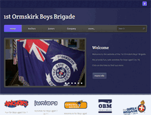 Tablet Screenshot of 1ormskirk.boys-brigade.org.uk