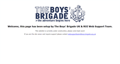 Desktop Screenshot of 2coleraine.boys-brigade.org.uk