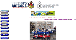 Desktop Screenshot of 1marketweighton.boys-brigade.org.uk