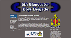 Desktop Screenshot of 5gloucester.boys-brigade.org.uk