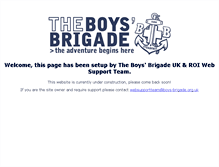 Tablet Screenshot of 1portlethen.boys-brigade.org.uk