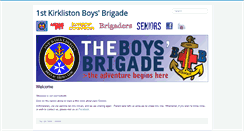 Desktop Screenshot of 1kirkliston.boys-brigade.org.uk