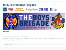 Tablet Screenshot of 1kirkliston.boys-brigade.org.uk