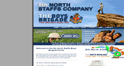 Desktop Screenshot of 8northstaffs.boys-brigade.org.uk