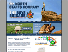 Tablet Screenshot of 8northstaffs.boys-brigade.org.uk