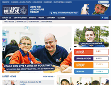 Tablet Screenshot of boys-brigade.org.uk