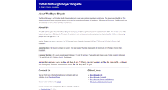 Desktop Screenshot of 25edinburgh.boys-brigade.org.uk