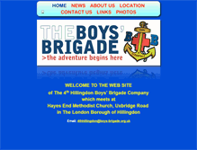 Tablet Screenshot of 4hillingdon.boys-brigade.org.uk