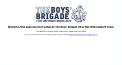Desktop Screenshot of 1ballykelly.boys-brigade.org.uk