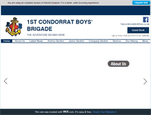 Tablet Screenshot of 1condorrat.boys-brigade.org.uk