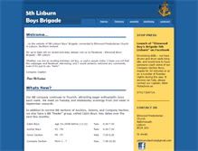 Tablet Screenshot of 5lisburn.boys-brigade.org.uk