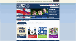Desktop Screenshot of england.boys-brigade.org.uk