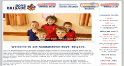 Desktop Screenshot of 1randalstown.boys-brigade.org.uk