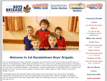 Tablet Screenshot of 1randalstown.boys-brigade.org.uk