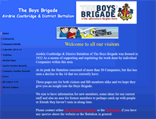 Tablet Screenshot of airdcoatdist.boys-brigade.org.uk
